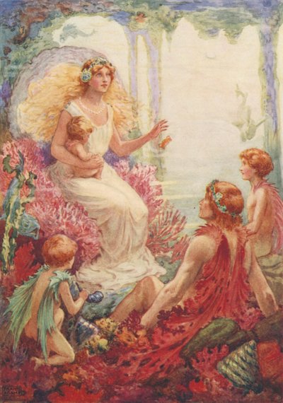 La maison du triton, de The Forsaken Merman par Matthew Arnold - Frank Adams