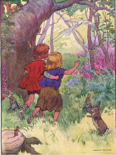 Les enfants étaient perdus, de Hansel et Gretel publié par Blackie & Son Limited, vers 1940 - Frank Adams