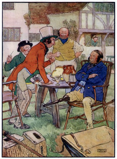 Trois joyeux pêcheurs - Frank Adams