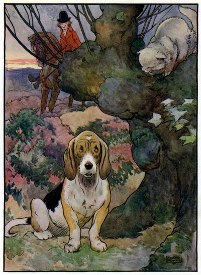 Trois joyeux chasseurs - Frank Adams