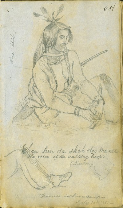 La voix du cerceau ambulant, 1er juillet 1851 - Frank Blackwell Mayer