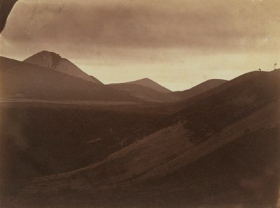 Paysage sombre avec collines - Frank Chauvassaignes