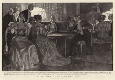 Un tournoi de whist, une partie de cartes moderne - Frank Craig