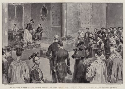 Un épisode historique à la cour chinoise, la réception des épouses des ministres étrangers par l