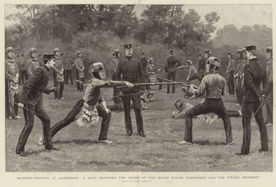 Combat à la baïonnette à Aldershot - Frank Dadd