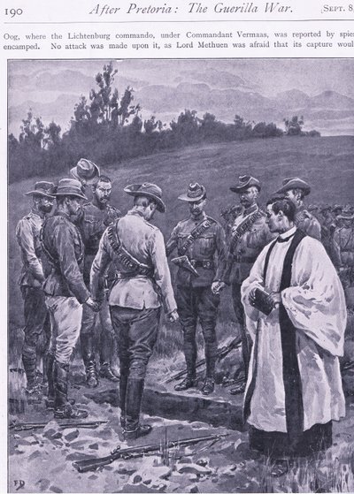 Serment de vengeance, illustration de Après Pretoria : La guerre de guérilla, 1902 - Frank Dadd