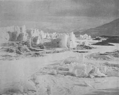 Avenue Alph, où nous avons émergé de la glace Pinnacle, c1911 - Frank Debenham
