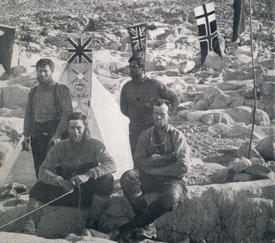 La deuxième partie occidentale au Cap Géologie le jour de Noël, 1911, 1913 - Frank Debenham