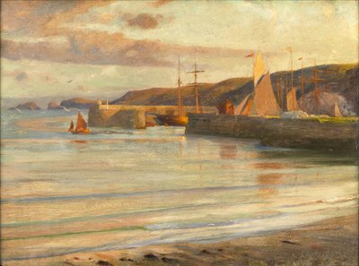 Sur la côte nord du Devon - Frank Dicksee