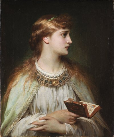 Ophélie, de la pièce Hamlet de William Shakespeare, vers 1864 - Frank Dicksee