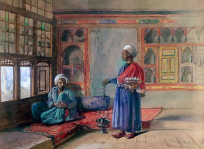 Appartement dans la maison du cheikh Sadat, Le Caire, 1873 - Frank Dillon