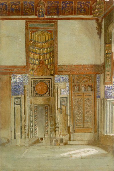 Intérieur de la Maison du Mufti Sheikh El Mahadi, Le Caire - Frank Dillon