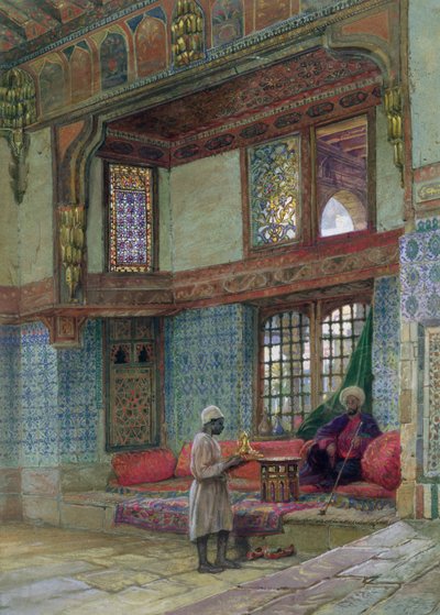 Recoin dans la salle de réception de la maison du Mufti Sheik El Mahadi, Le Caire - Frank Dillon
