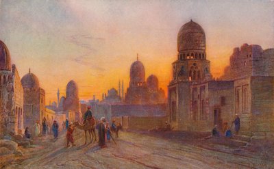Les Tombeaux des Califes, Le Caire, vers 1850-1906, 1906 - Frank Dillon