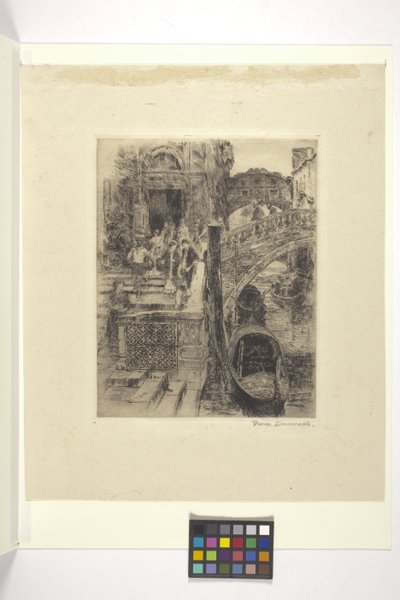 Pont des Soupirs, Venise (Planche 1) - Frank Duveneck