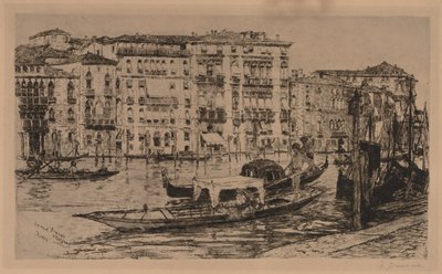 Grand Canal, Venise - Frank Duveneck