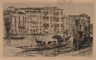 Grand Canal, Venise, 1889 - Frank Duveneck