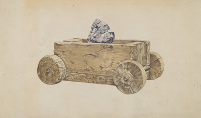 Chariot de mineur, vers 1937 - Frank Eiseman
