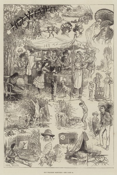 Croquis par temps chaud - Frank Feller