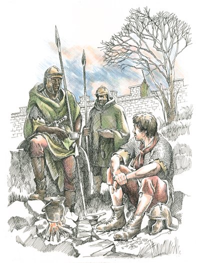 Soldats romains, 2e siècle, vers 1990-2010 - Frank Gardiner