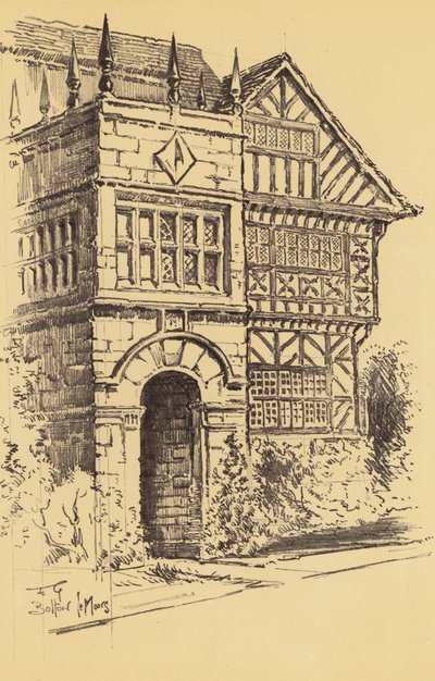 Hall-i-th-Wood, Bolton-le-Moors (lithographie) - Frank Greenwood