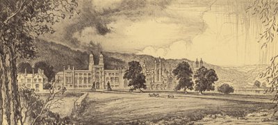 Collège Stonyhurst (lithographie) - Frank Greenwood