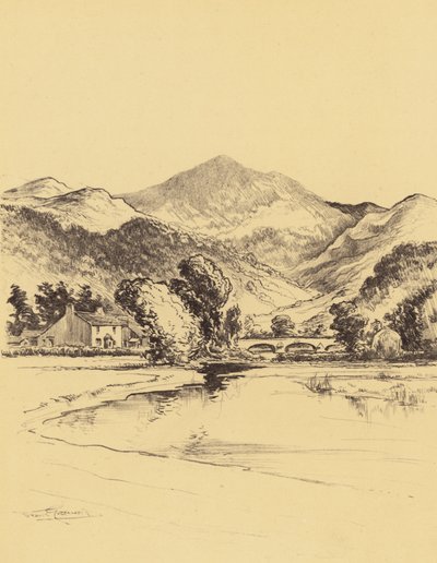 La vallée du Duddon (lithographie) - Frank Greenwood