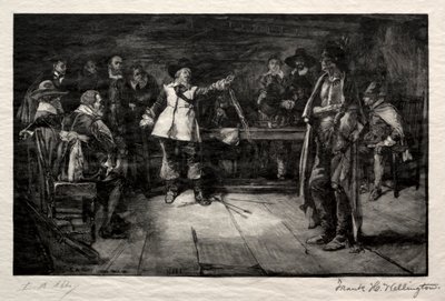 Le défi de Miles Standish, 1887 - Frank H. Wellington