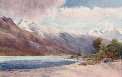 Nouvelle-Zélande : À la tête du lac Wakatipu - Frank H Wright