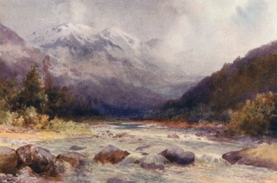 Nouvelle-Zélande : Sur la Rivière Bealey - Frank H Wright