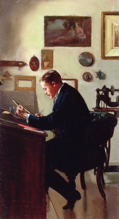 Autoportrait, 1891 - Frank Hobden