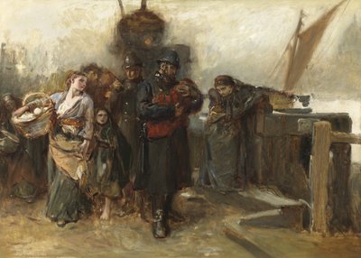 Étude pour Déserté - un enfant trouvé - Frank Holl