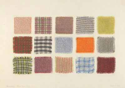 Échantillons de tissu d