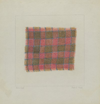 Tissu fait maison - Frank J. Mace