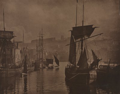 Port de Whitby, vers 1885 - Frank Meadow Sutcliffe