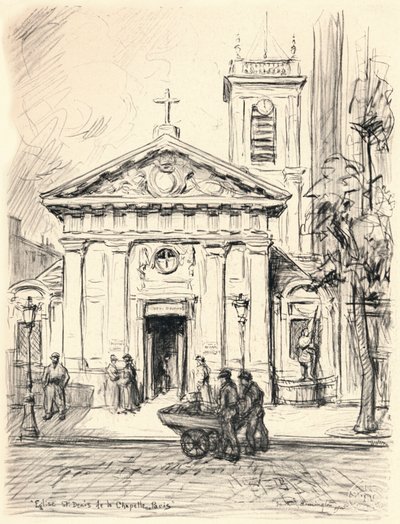 Église de Saint-Denis de la Chapelle, 1915 - Frank Milton Armington