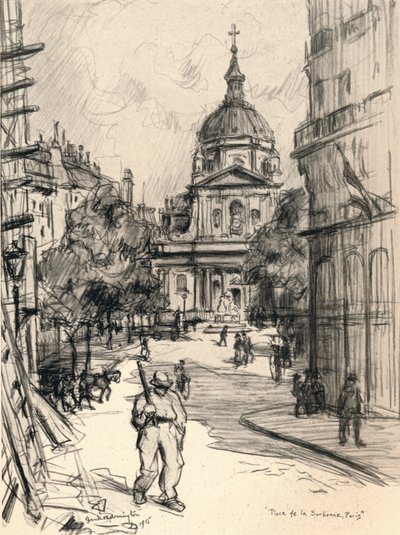 Place de la Sorbonne, 1915 - Frank Milton Armington