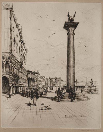 Riva Schiavone, Venise - Frank Milton Armington