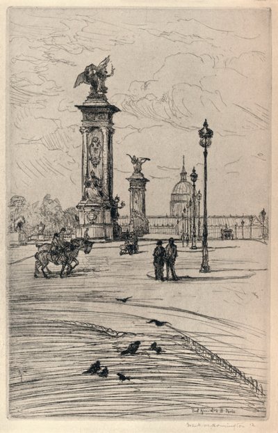 Le Pont Alexandre III, 1915 - Frank Milton Armington