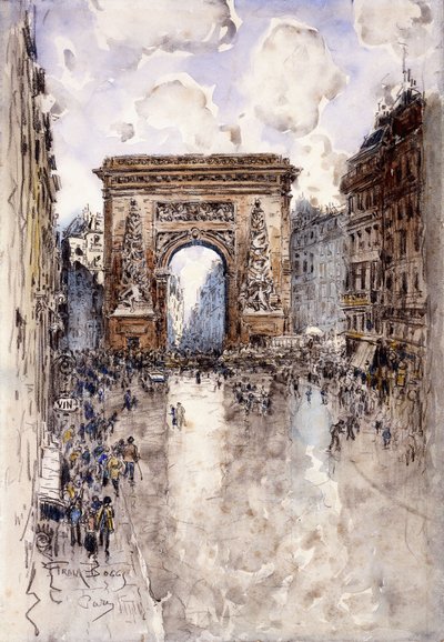La Porte Saint-Denis, Paris - Frank Myers Boggs