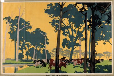 Laiterie en Australie, de la série 
