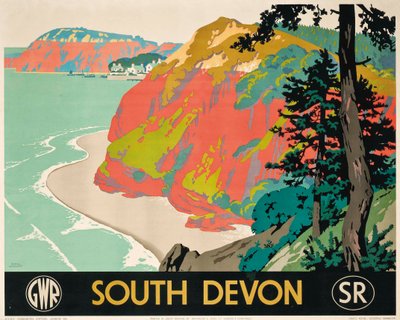 Affiche publicitaire pour le South Devon - Frank Newbould