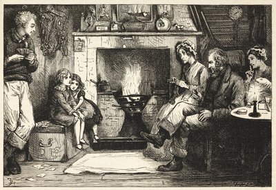Une famille "à la Dickens" réunie autour d