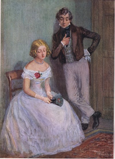 "Je suis sûr que je ne sais pas ce que vous voulez dire, M. Swiveller," dit Mlle Sophy les yeux baissés, c.1920 - Frank Reynolds