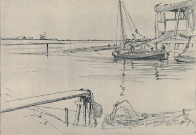 Sur la Bure, Great Yarmouth, 1894, 1919 - Frank Short
