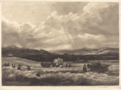 Champ de Foin dans le Yorkshire - Frank Short, after Peter De Wint