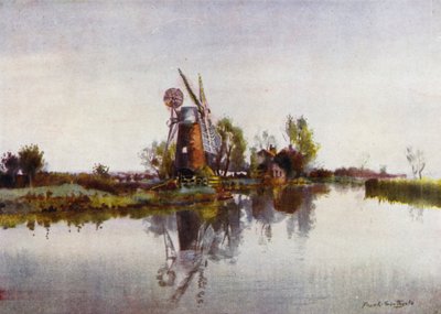Norfolk Broads : Moulin de drainage sur l