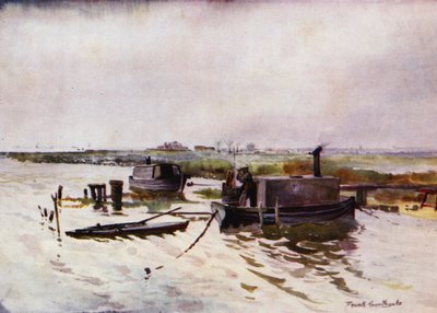 Norfolk Broads : Houseboats des chasseurs de canards sur Breydon - Frank Southgate