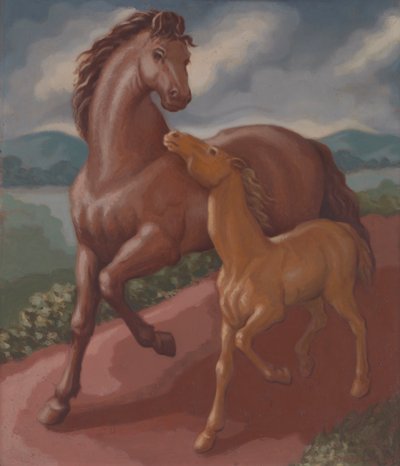 Poulain et pouliche, 1934 - Frank Stamato