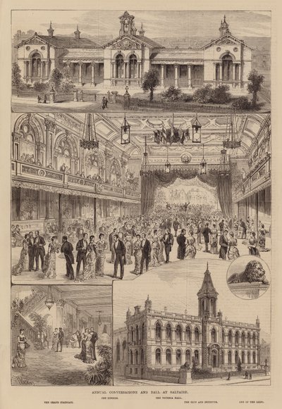 Conversazione et bal annuels à Saltaire, Yorkshire - Frank Watkins